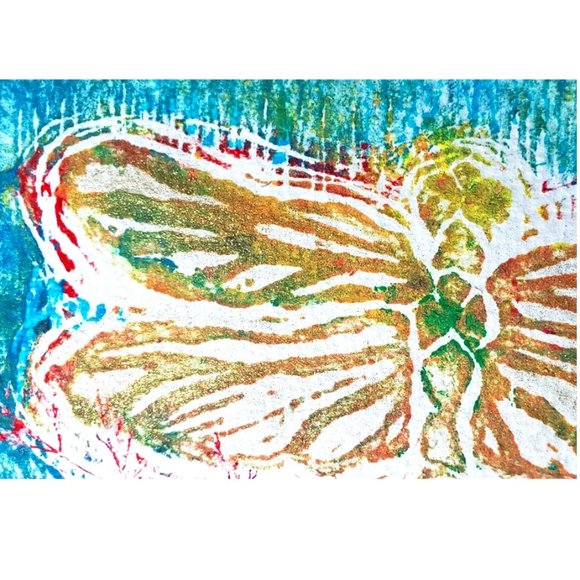 Dragonfly Monoprint - Picture 3 of 5